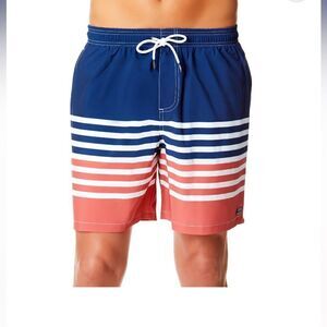 Chaps Men's Swim Trunks with UPF50+